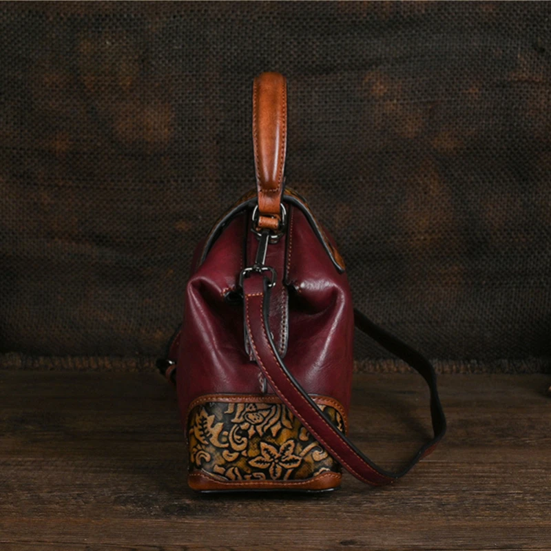 MOTAORA 2023 New Retro Embossed Leather Women's Bag Multi Color Female Crossbody Shoulder Bags For Ladies Clip Handbag For Women