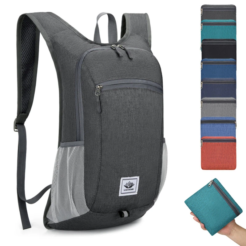 Легкий складной рюкзак для путешествий отдыха тренажерного зала женский большой