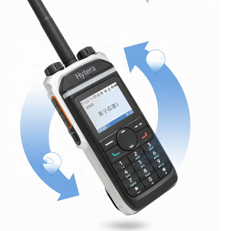 

HYT PD680 Two Way Radio Digital Encrypted Waterproof IP67 High Power VHF UHF Handheld Professional Walkie Talkie for Hytera