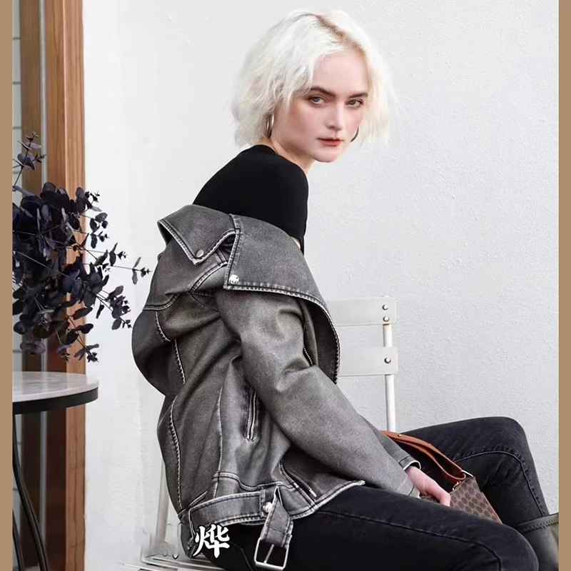 Рисунок 4 - Yuxinfeng, серая Женская мотоциклетная куртка