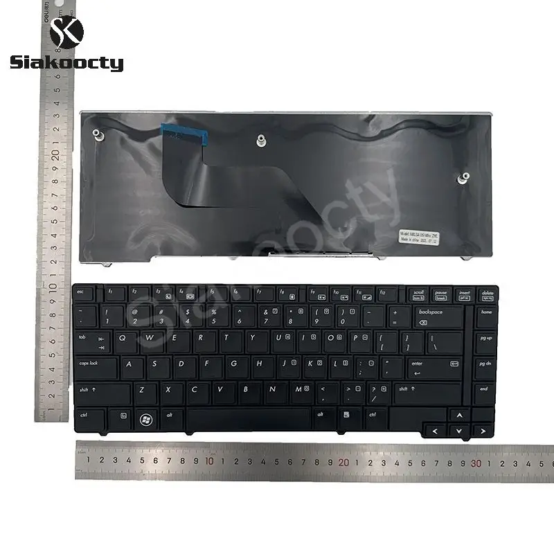 Новая клавиатура для HP Compaq EliteBook 8440 8440W 8440P/6440B 6450B 6445B 6455B 594052-001 Черная США - купить