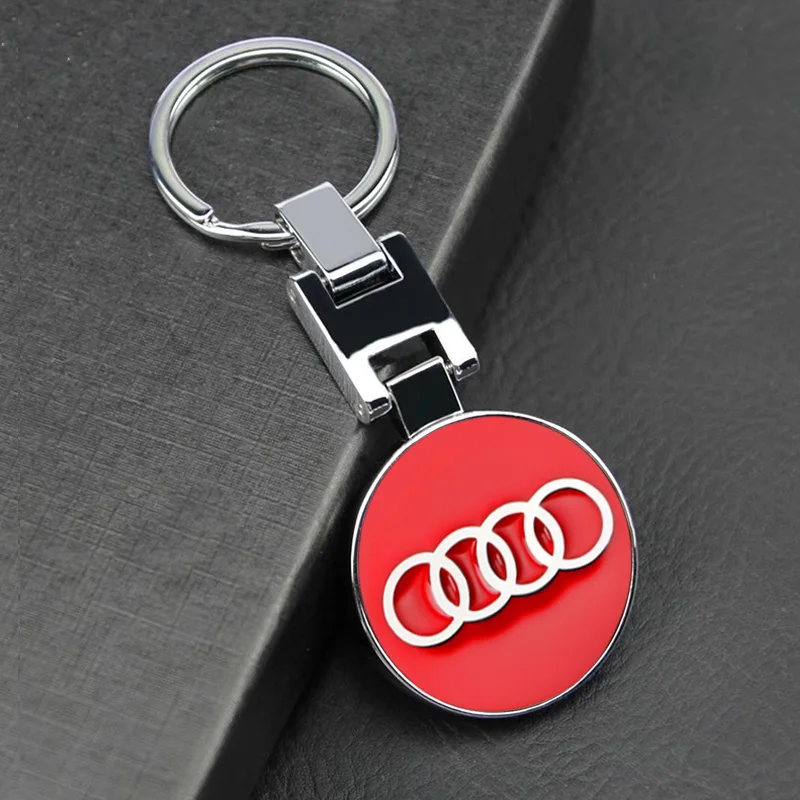 1 шт. автомобильный брелок из цинкового сплава для Audi A1 A3 A4 A5 A6 A7 A8 quattro Q2 Q3 Q5 Q7 TT S Line