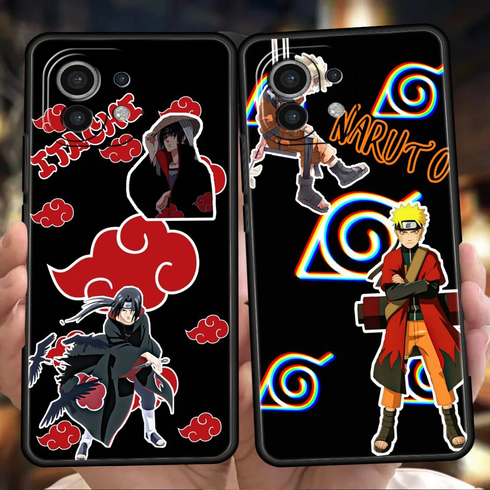 

BANDAI Naruto Phone Case for Xiaomi Poco F3 X3 X4 GT NFC M3 M4 Mi 12 9T 11 Ultra 11X 11i Note 10T Pro Lite 5G Silicone Cover