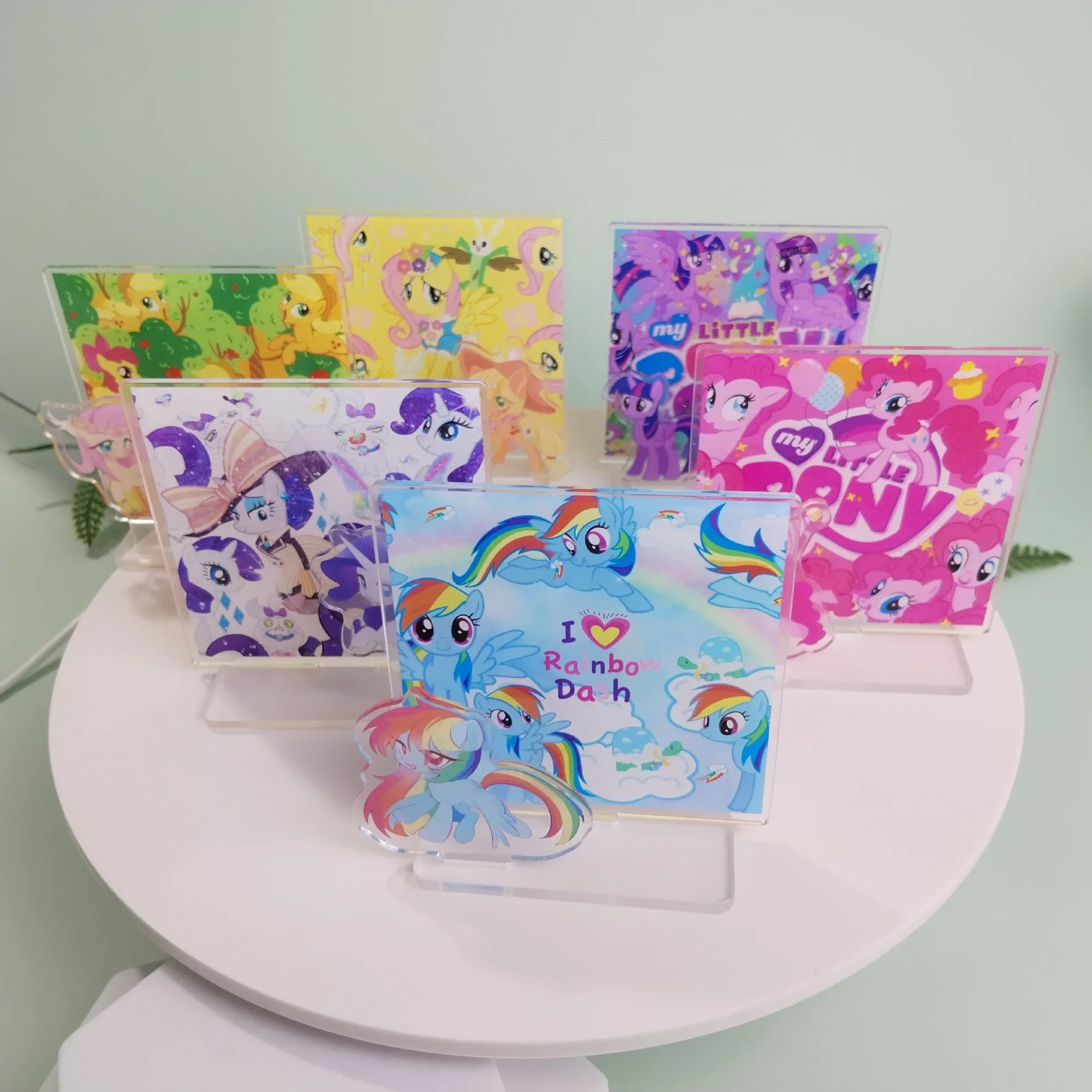 Акриловая подставка Мой маленький пони настольное украшение сделай сам с двумя