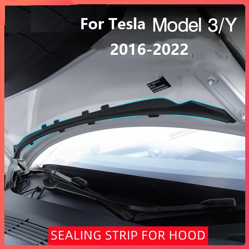 

Передняя крышка шасси для Tesla Model 3 Model Y 16-22 2022, полоска для воды, защитная крышка на впускной клапан, аксессуары для модификации