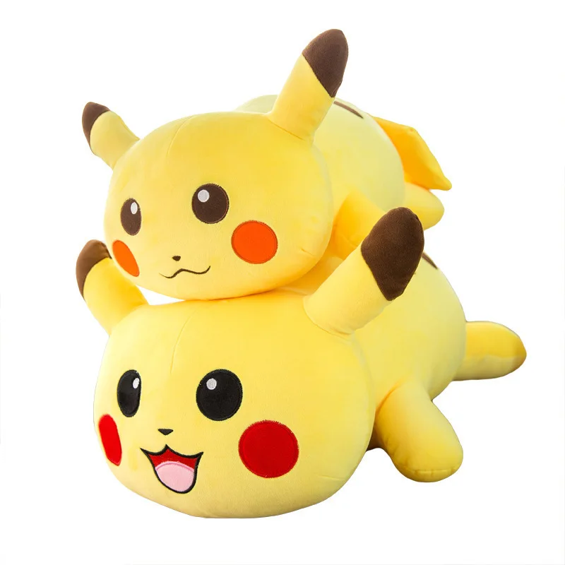 

50cm Anime Pokemon Pikachu Plush Toy Kawaii Soft Stuffed Doll Cute Expression Pikachu Birthday Christmas Plushies Gift for Kids