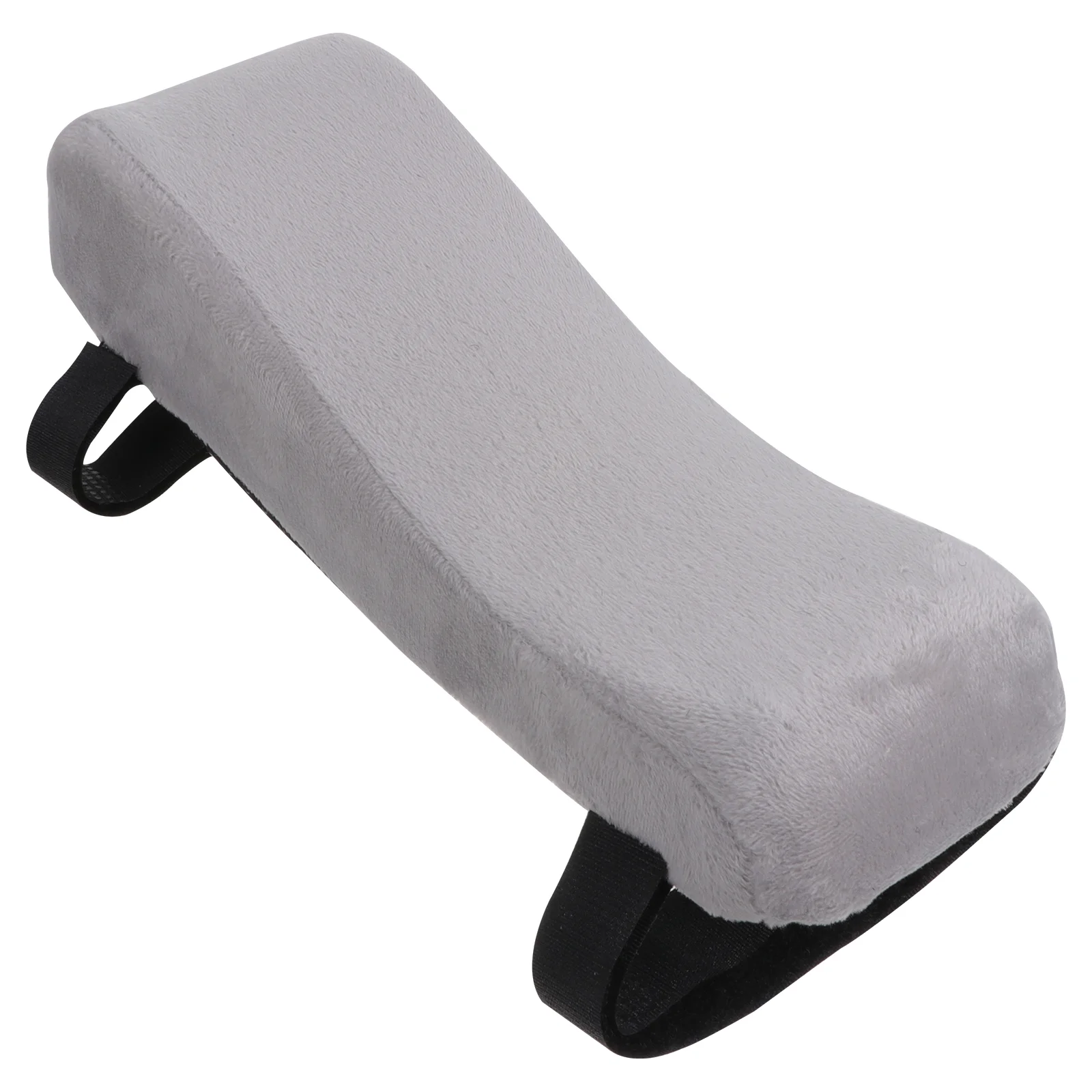 

2 Pcs Chair Arm Pad Gray Pillows Armrest Covers Wheelchair Elbow Support Polyester Arm Pillow Cushion Cover