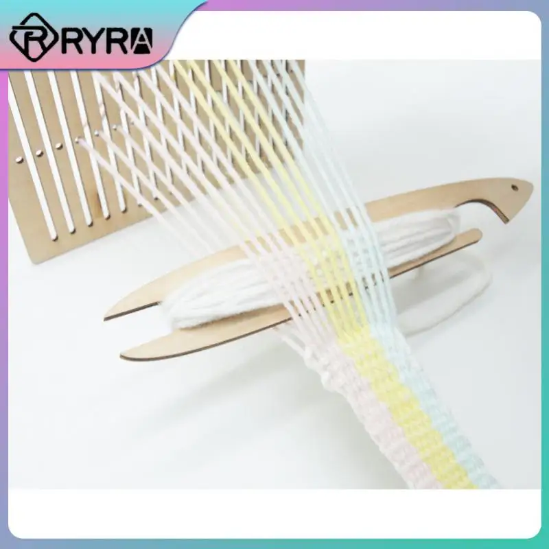 

Wooden Bracelet Weaver Diy Wood Macrame Board Tapestry Weaving Durable Grided Cork Boards Household Gadgets Simple Band Weaver