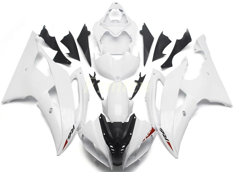 

Motorcycle Fairings Kit Fit For R6 2008 2009 2010 2011 2012 2014 2015 2016 Bodywork Set High Quality ABS Injection White