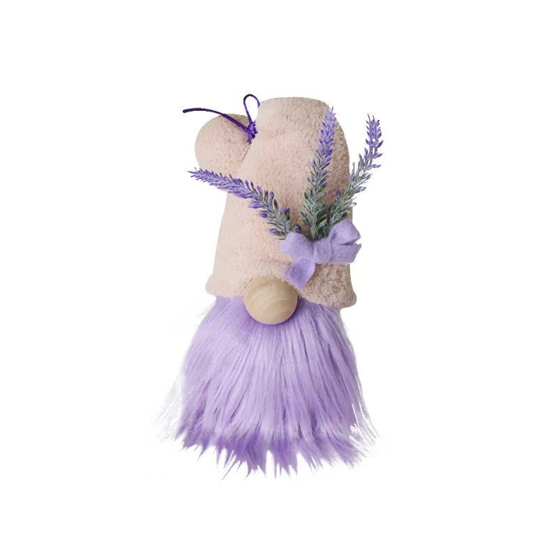 

Lavender Gnomes Decorations For Home Purple Spring Summer Tiered Tray Plush Decor Dwarf Gift For Women Family Friend Colleague