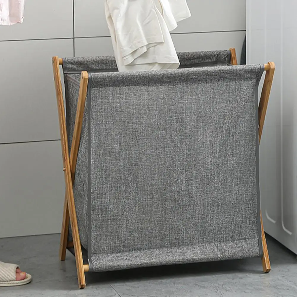 

Durable Book Organizer X-shape Collapsible Soft Underwear Laundry Hamper