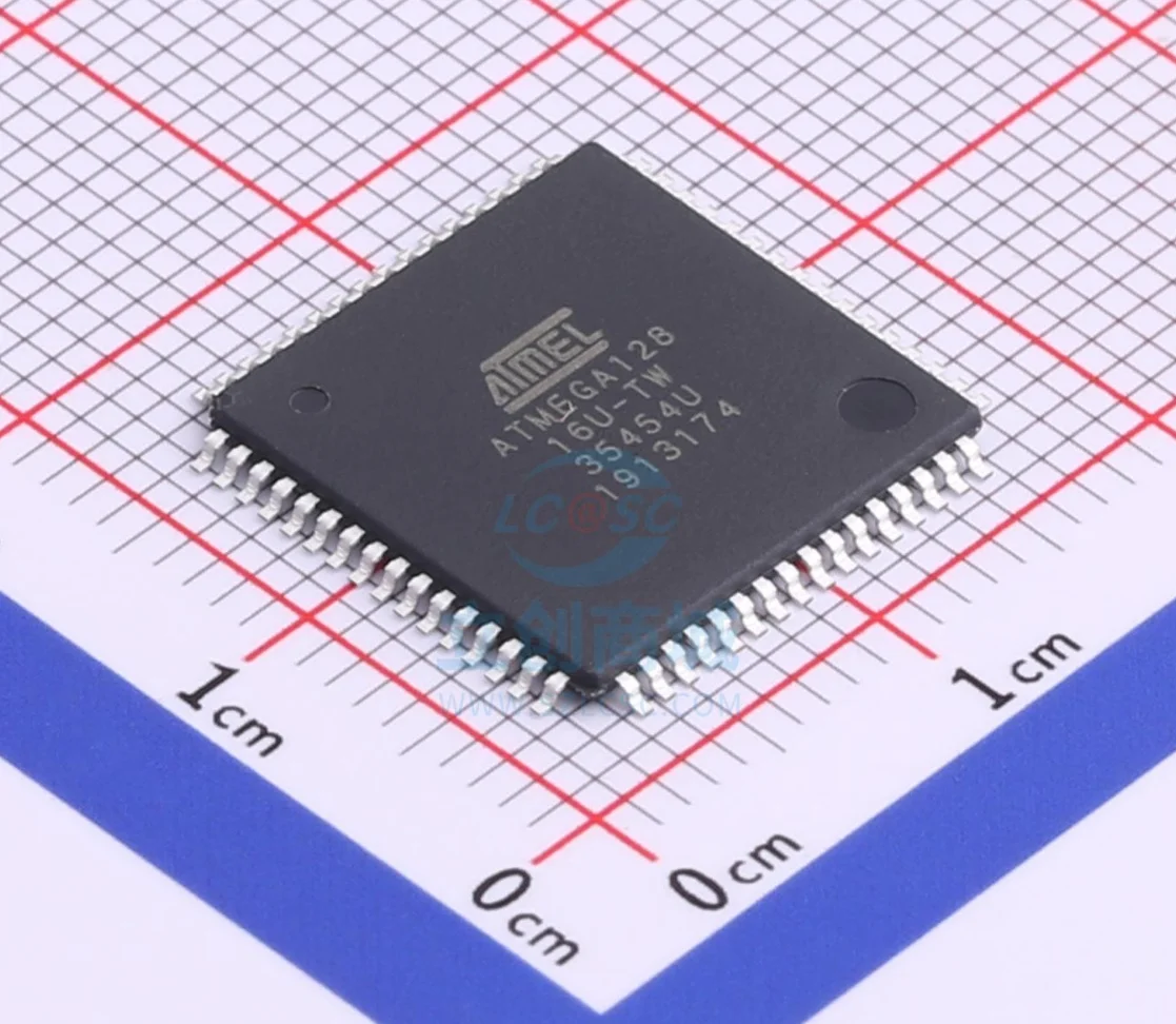 

100% New Original ATMEGA128-16AU Package TQFP-64 New Original Genuine Microcontroller (MCU/MPU/SOC) IC Chi