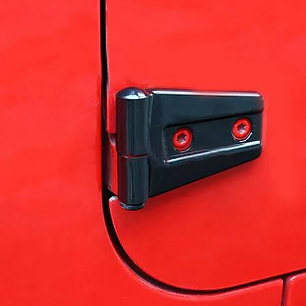 8X Car Abs Door Hinge Cover Trim For Jeep Wrangler Jk Unlimited 4 2007-2017