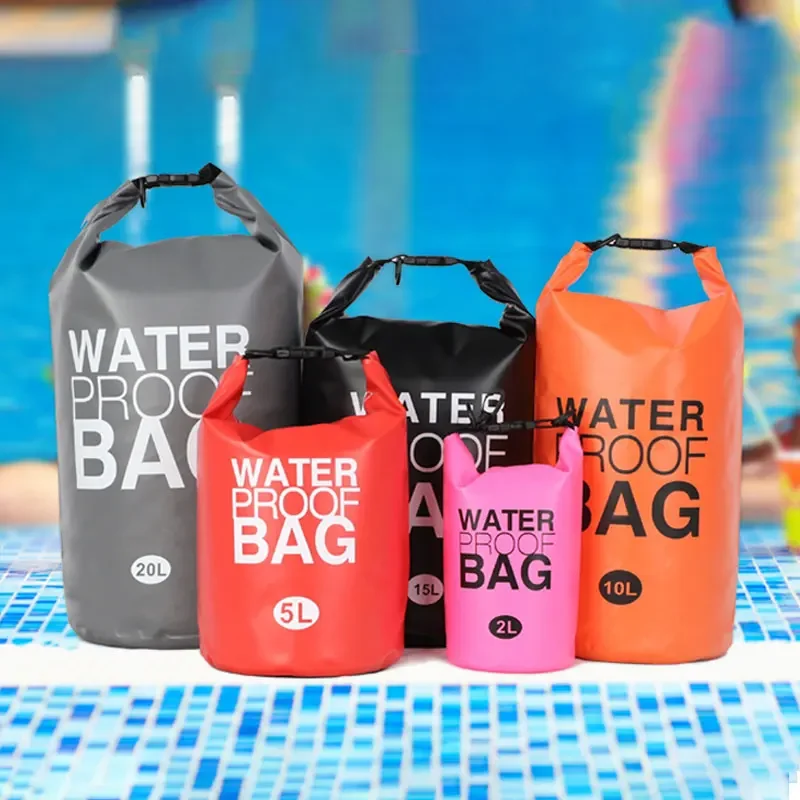 

2 Liter Waterproof Dry Bag Storage Swimming Kayak River Hiking Float Sailing Canoe Diving Compression Backpack