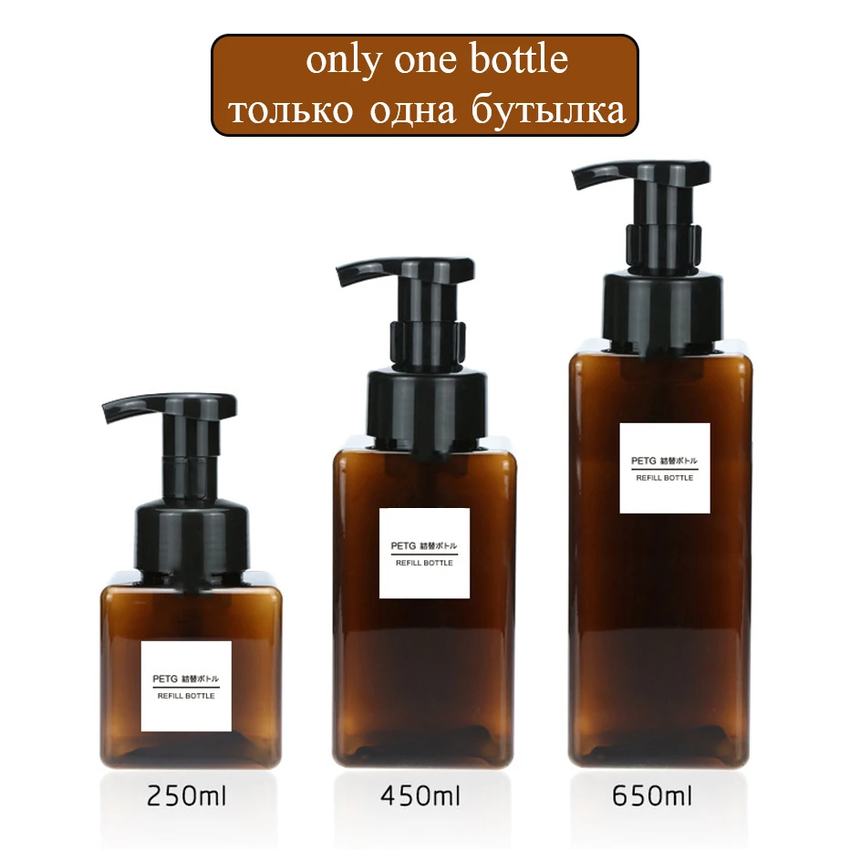 Пластиковый многоразовый диспенсер для мыльной пены