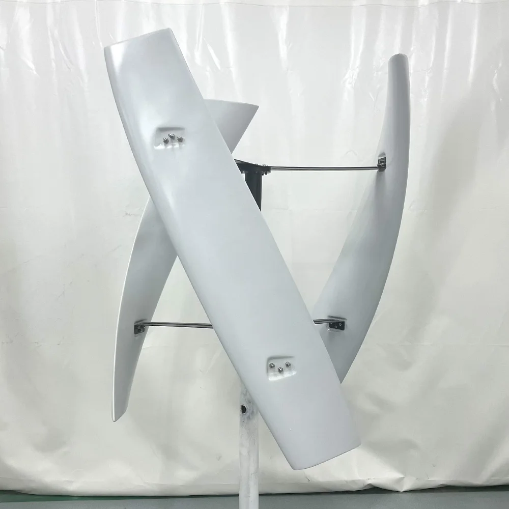 Высококачественный материал домашняя Вертикальная ось ветрогенератор турбины 8