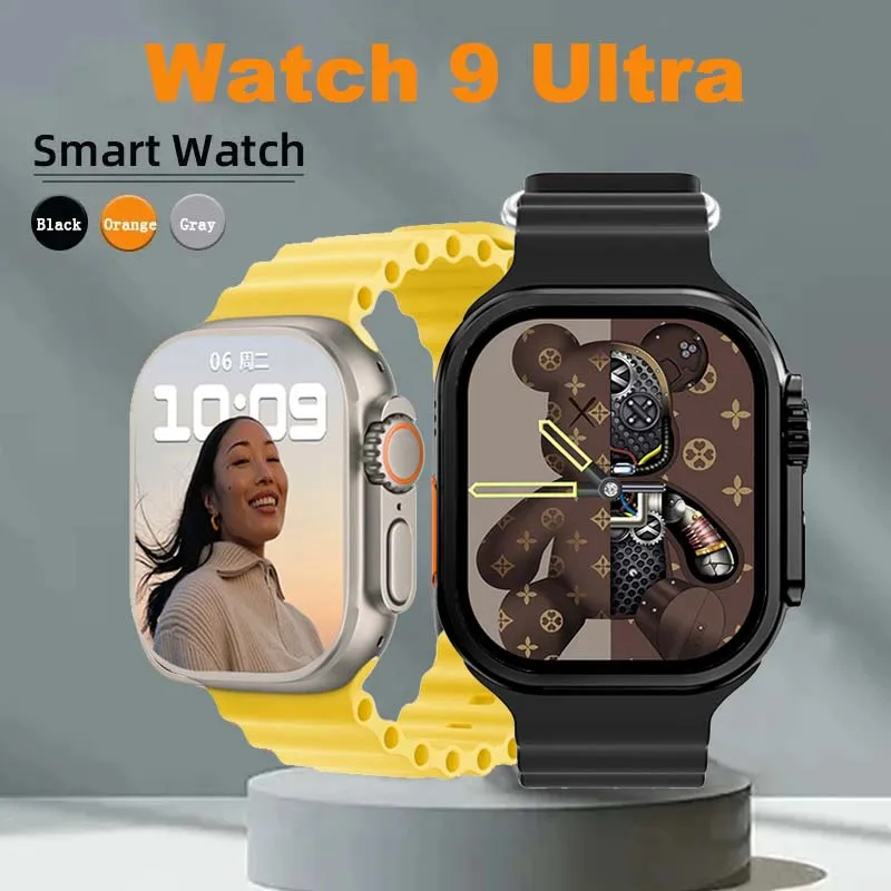 

2023 Newest Watch 9 Ultra 49mm Smartwatch Men Women Fitness Tracker Bluetooth Call BT Music Games Wireless Charging Smart Watch
