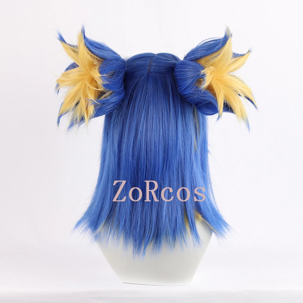 Парик неоновый для косплея Game Valorant термостойкие синтетические волосы короткие