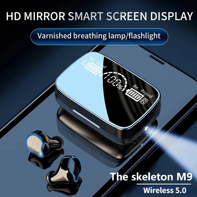

TWS Bluetooth Earphones 3500mAh Charging Box Wireless Headphone Waterproof Earbuds Stereo Sports Headsets With Microphone
