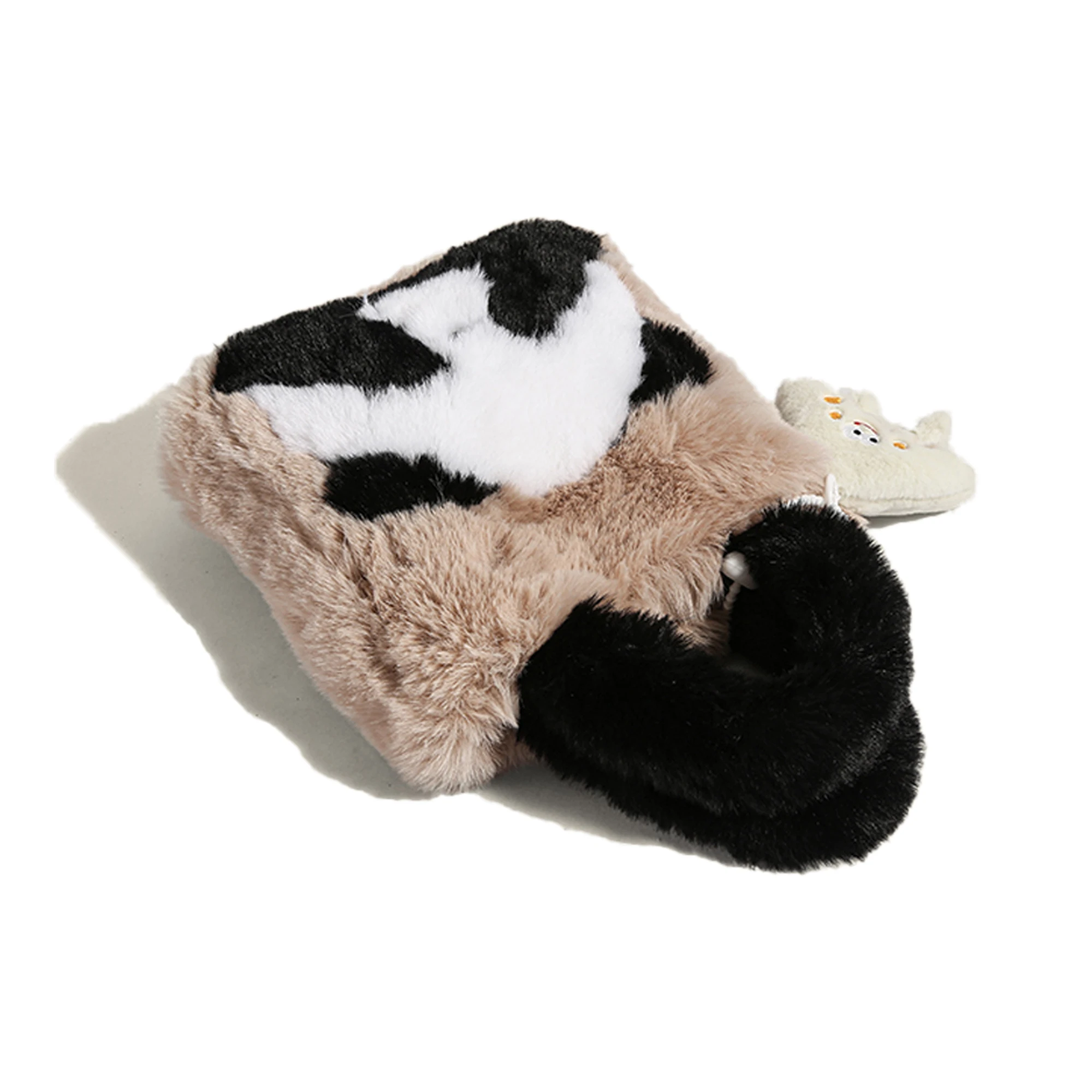 MABULA пушистая милая сумка через плечо с пандой большая вместительная сумка-ведро