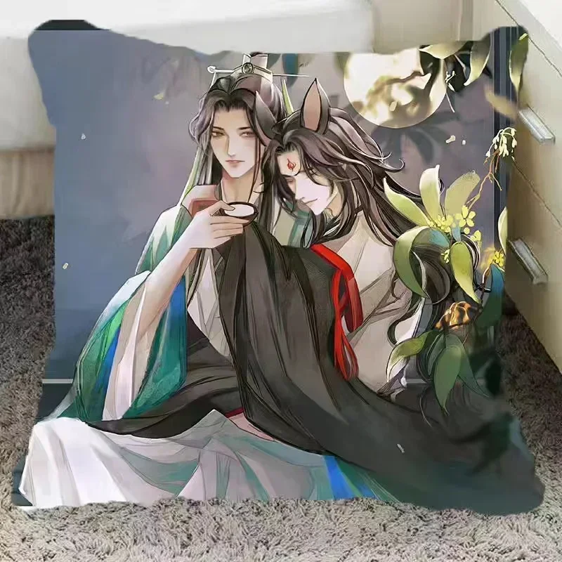 Наволочка с двусторонним принтом Luo Binhe Shen Qingqiu для дома и автомобиля