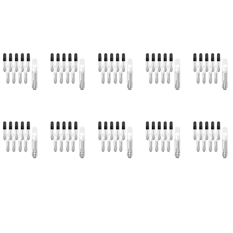 

100PCS Empty Storage Cartridges For 1.0ML Glass Ceramics Easy To Fill
