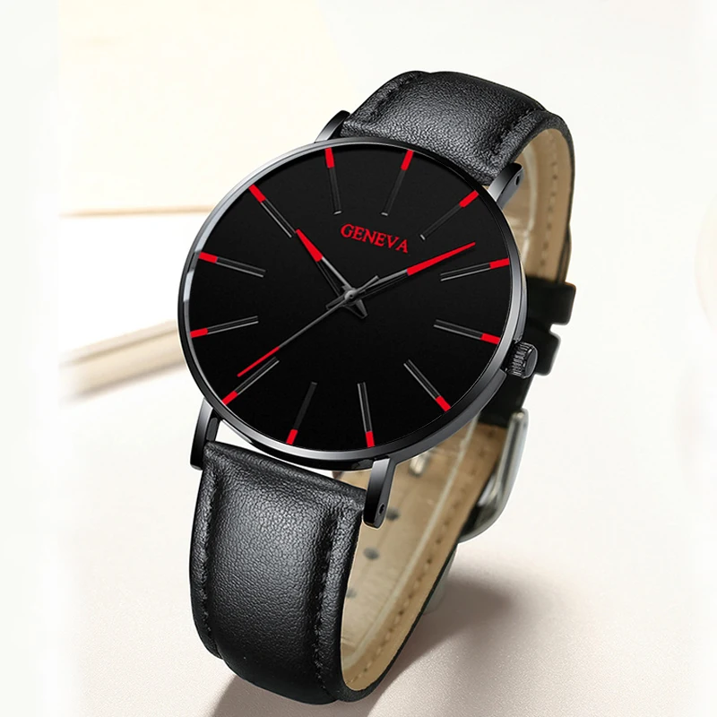 

2022 Minimalist Fashion Ultra Thin Watch for Men Brand Male Business Stainless Steel Mesh Belt Quartz Sports Watch reloj hombre
