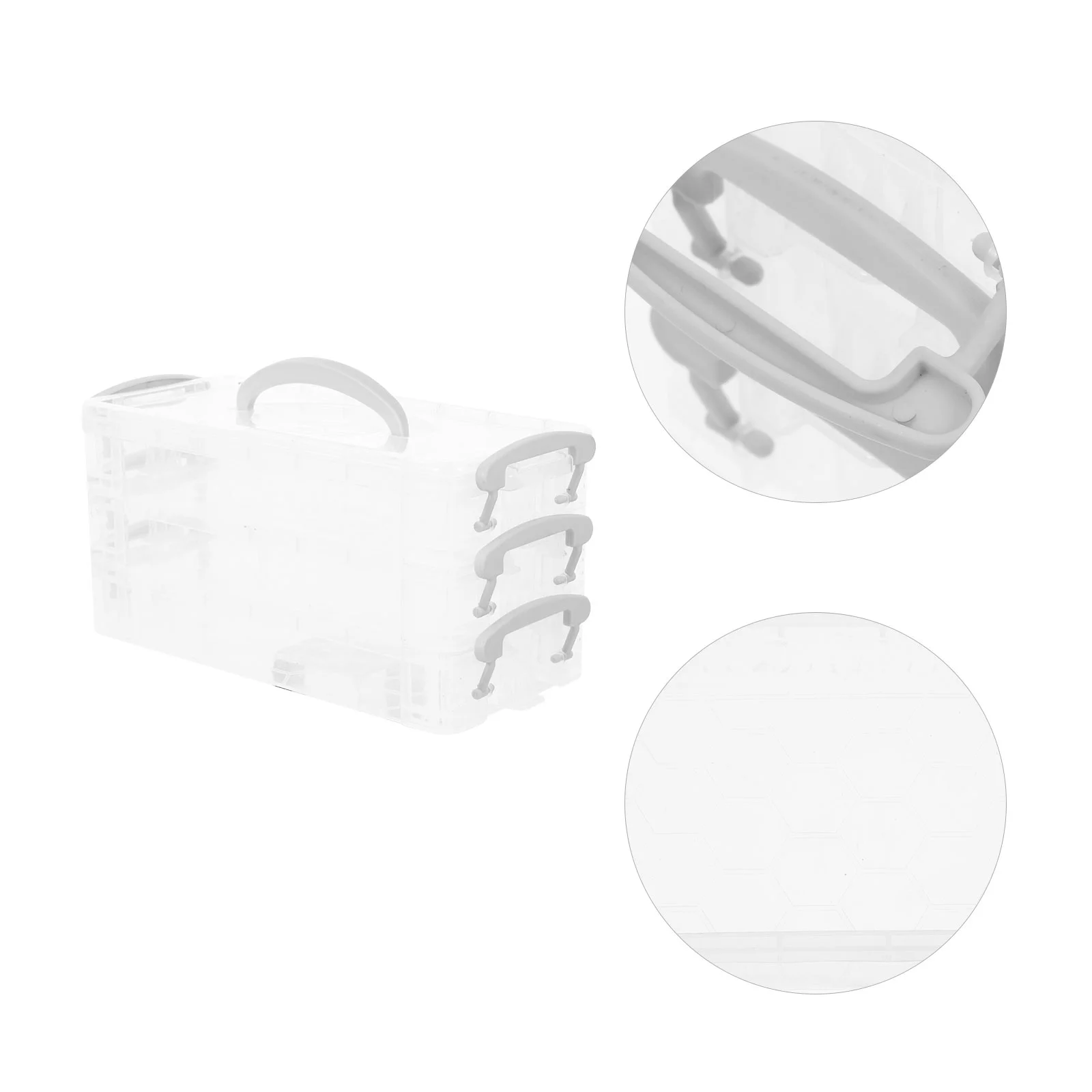 

Box Case Storage Pen Stackable Organizer Aesthetic Accessories Desk Stationery Holder Arthobby Clearcontainer Marker Boxes