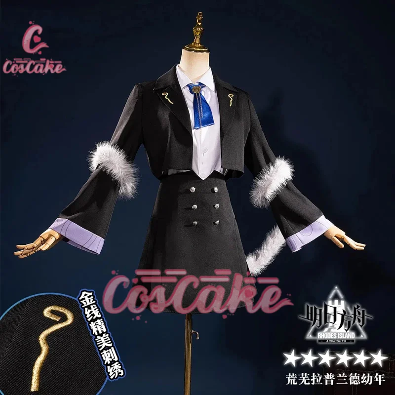 Костюм для косплея Coscake Arknights Lappland униформа на Хэллоуин карнавал вечеринку