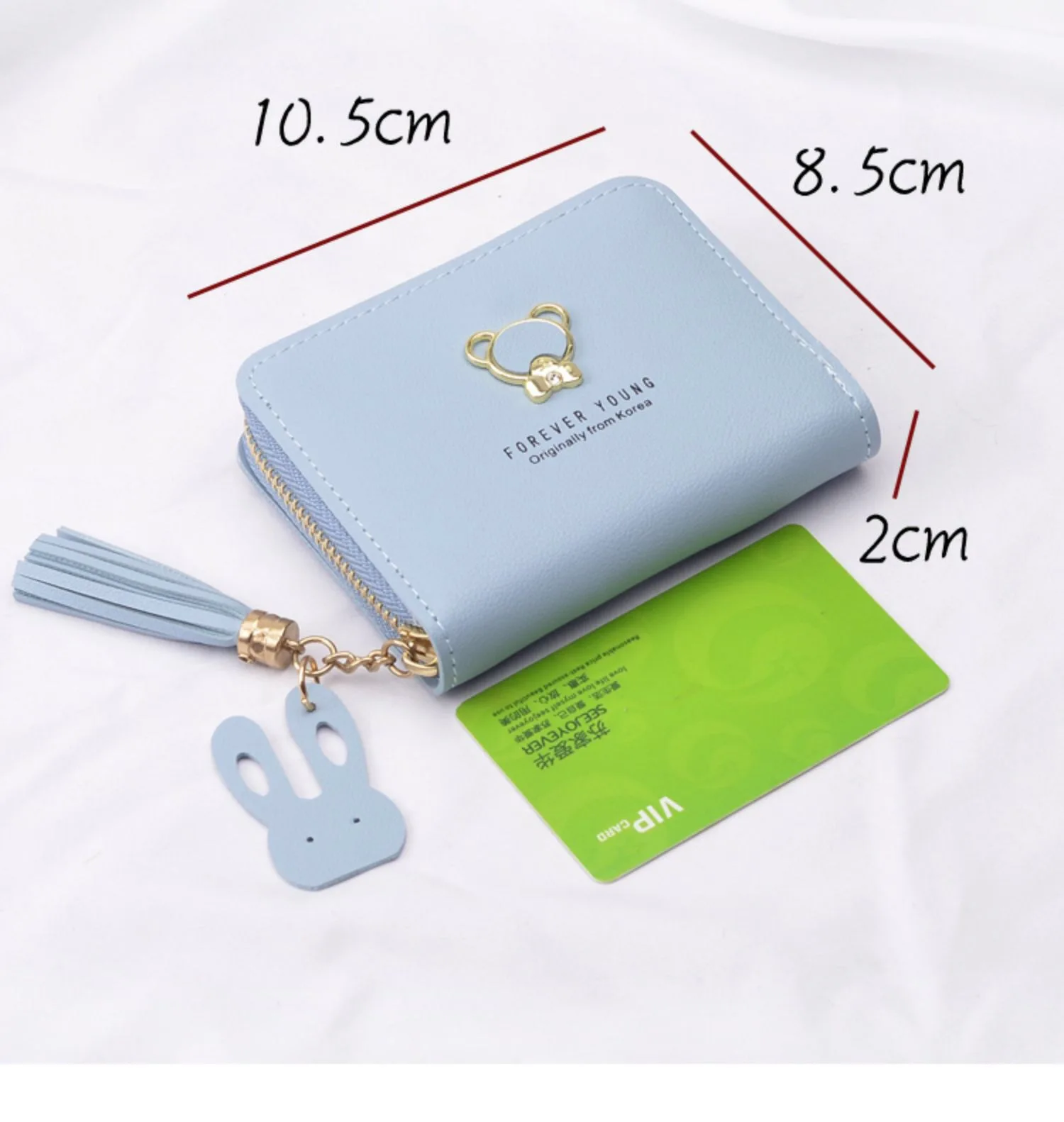 2023 New Women Kawaii Wallet Short Small Handmade Wallet Multi-card Card Holder Coin Purse Designer Wallet