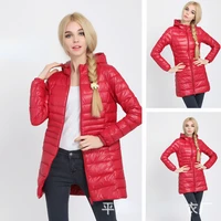 s 7xl womens winter jacket lightweight mid length hooded down jacket warmth parka free shipping plus size wholesale fashion new