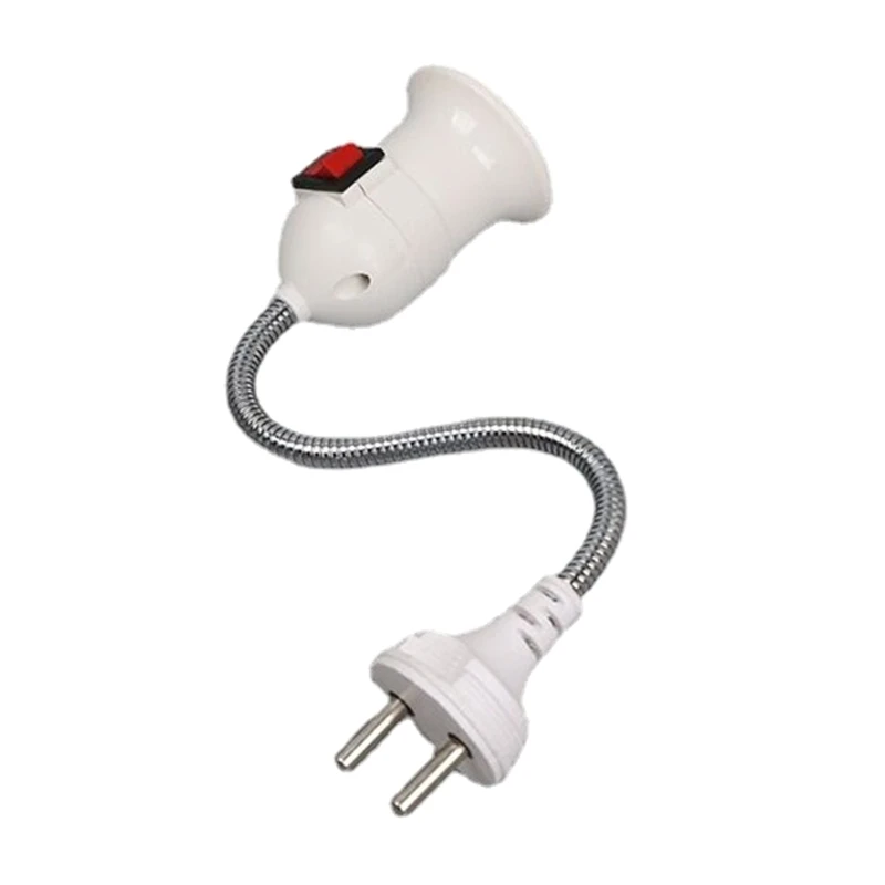 

EU US Plug Bulb Holder with E27 Base Adjustable Socket Holder