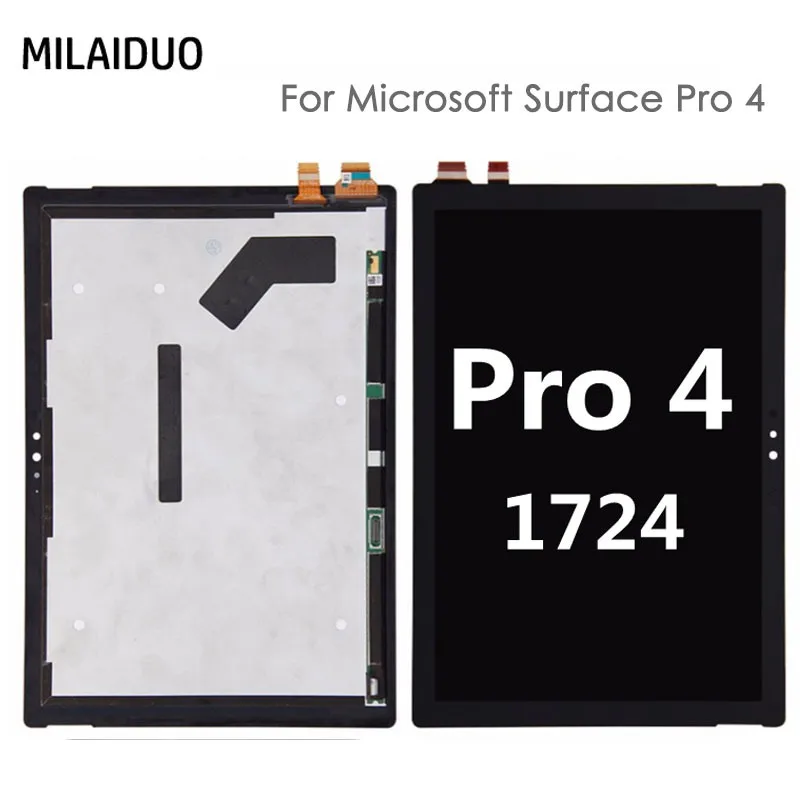 

Оригинальный ЖК-дисплей для Microsoft Surface Pro 4 1724, сенсорный экран, дигитайзер, сенсорная панель, стекло в сборе