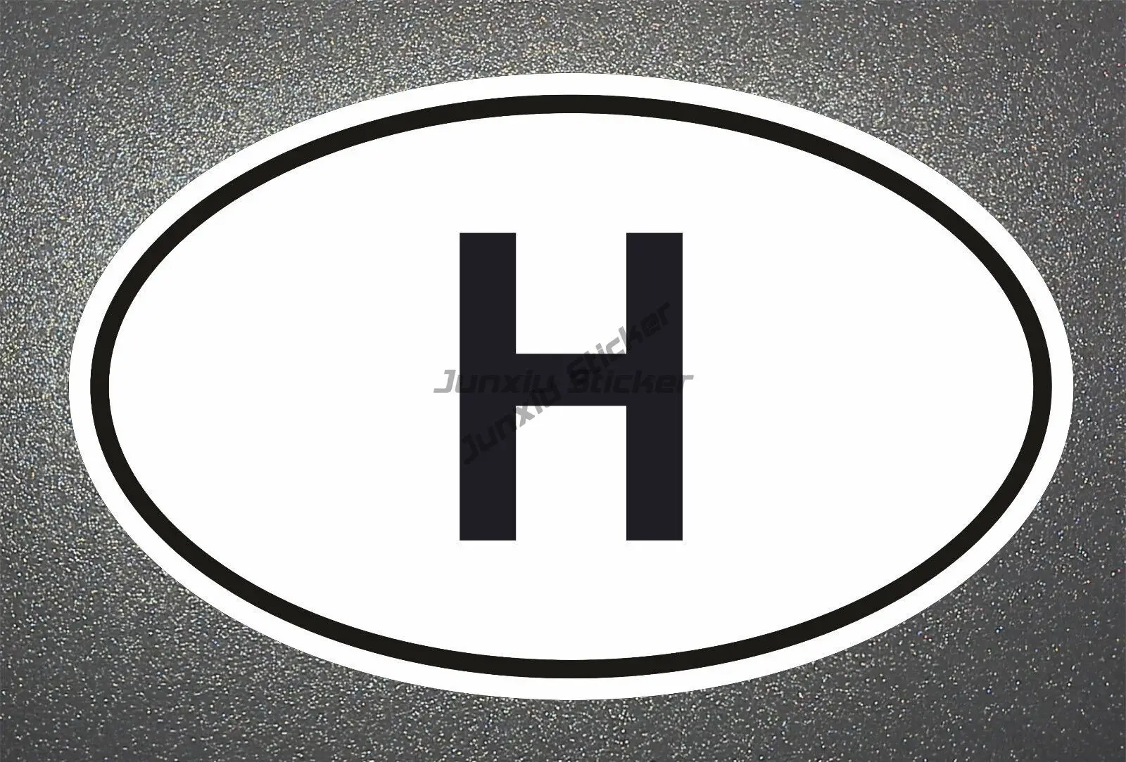 Венгерская овальная наклейка-устойчивая к атмосферным воздействиям-венгерский