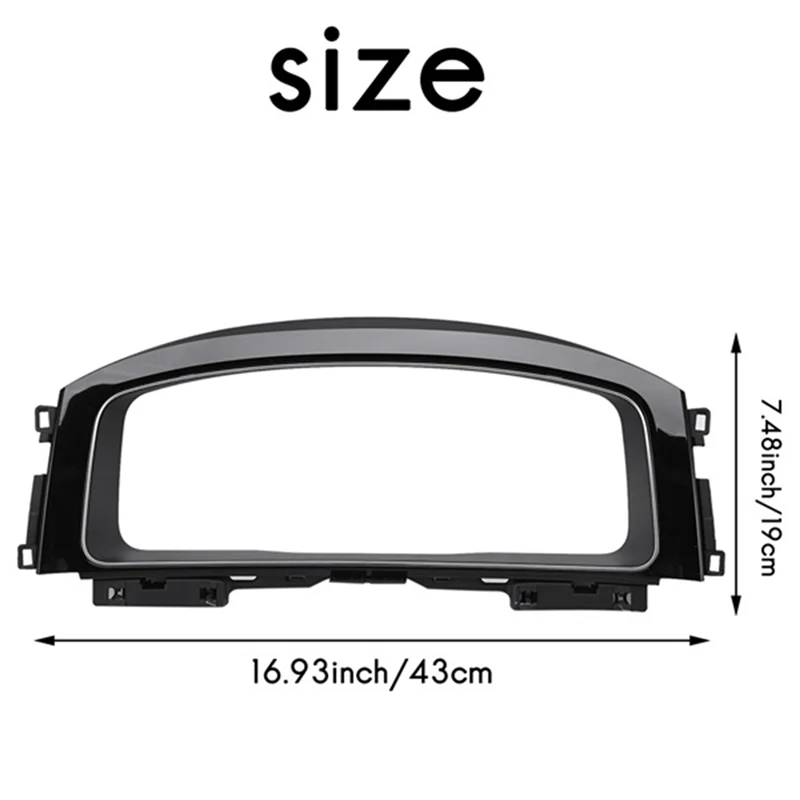 5GG 854 377 AAH автомобильный глянцевый черный ЖК-метр замена рамы приборной панели для