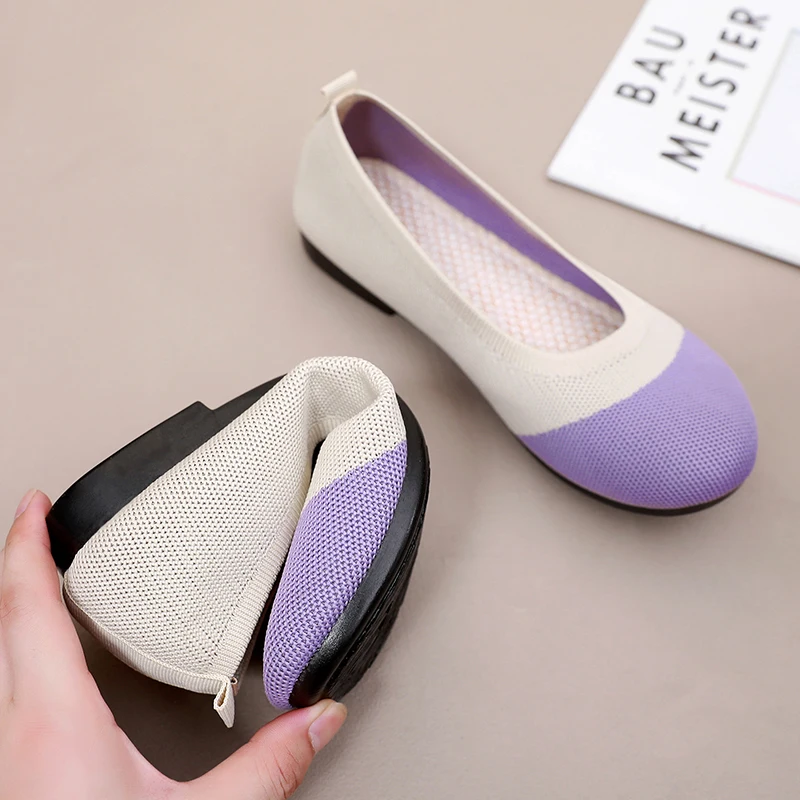 

Korean Shoes Mixed Colors Round Toe Slip-on Autumn Tennis Female Women's Moccasins Flats Casual Sneaker 2022 Slip On Fall Breath