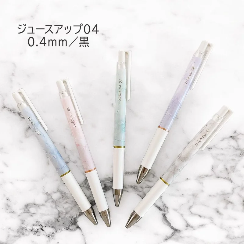 

1pcs Japan PILOT LOFT Limited Marbling Juice Up 0.4mm Black Gel Pen Kawaii Stationery