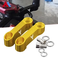 2pcs motorcycle mirror extend riser spacers extension adapter for yamaha mt07 mt09 mt 01 07 09 10 03 125 mt125 fz 1 6 8 fz1 fz8