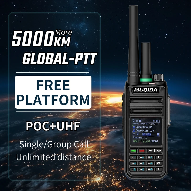 Global-PTT MUQIDA 918 рация POC радиофон 4G дальность действия двусторонние радиостанции