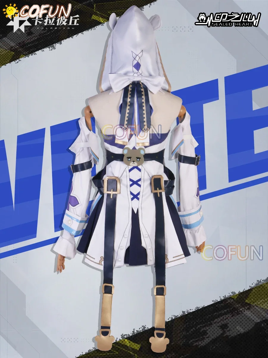 COFUN Game CalabiYau Yvette Косплей Костюм Хэллоуин Наряды Игровая Одежда Женское Платье