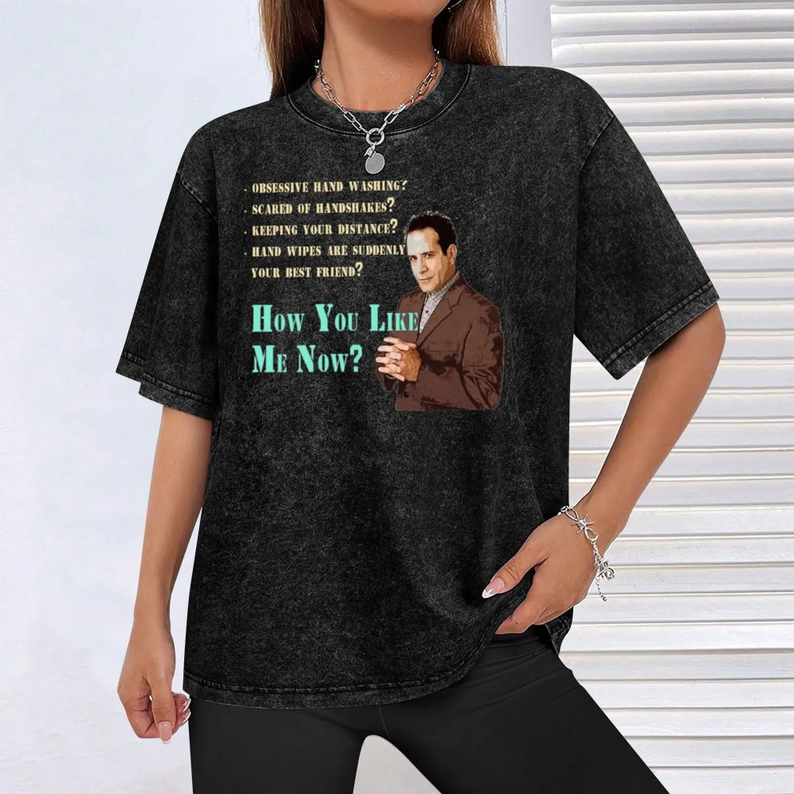 Andrian Monk_How You Like Me Now? Футболка с короткими рукавами мужские однотонные футболки