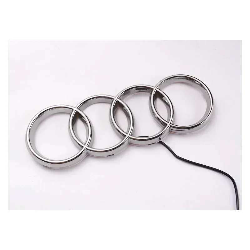 

: Динамическая светодиодная эмблема-стример для передней решетки и заднего багажника Audi (273/285 мм) – наклейка для A6, A3, A4, A6L, A5, A7, Q3, Q5, Q7, Q8