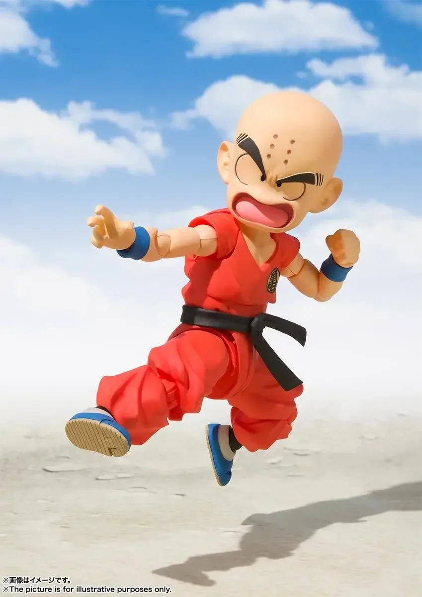 100% оригинальные Bandai Dragon Ball Sh Figuarts Shf Klilyn Krillin фигурки героев аниме-модель игрушки