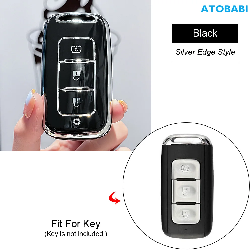 

Чехол для автомобильного ключа из ТПУ, Защитные чехлы для дистанционного ключа, аксессуары для автомобиля Dongfeng DFSK DFM 580 370 S560 AX7 AX5 AX4 AX3 MX5