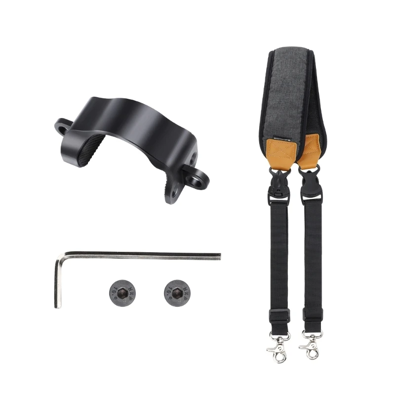 

Handheld Gimbal Stabilizer Shoulder Strap for RS3 Mini Stress Relief Lanyard Adjustable Breatable Neck Strap with Hook