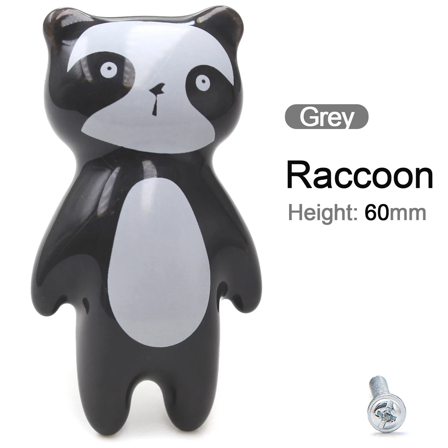 Керамические ручки для ящиков imango Лиса Лев Енот