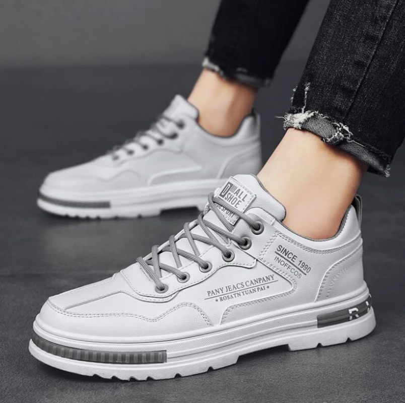 

Mens Shoes Casual Spring Autumn Sneakers Outdoor Platform Hiking Fashion Luxury Leather Loafers Tennis Ankle Boots Flat Trainers