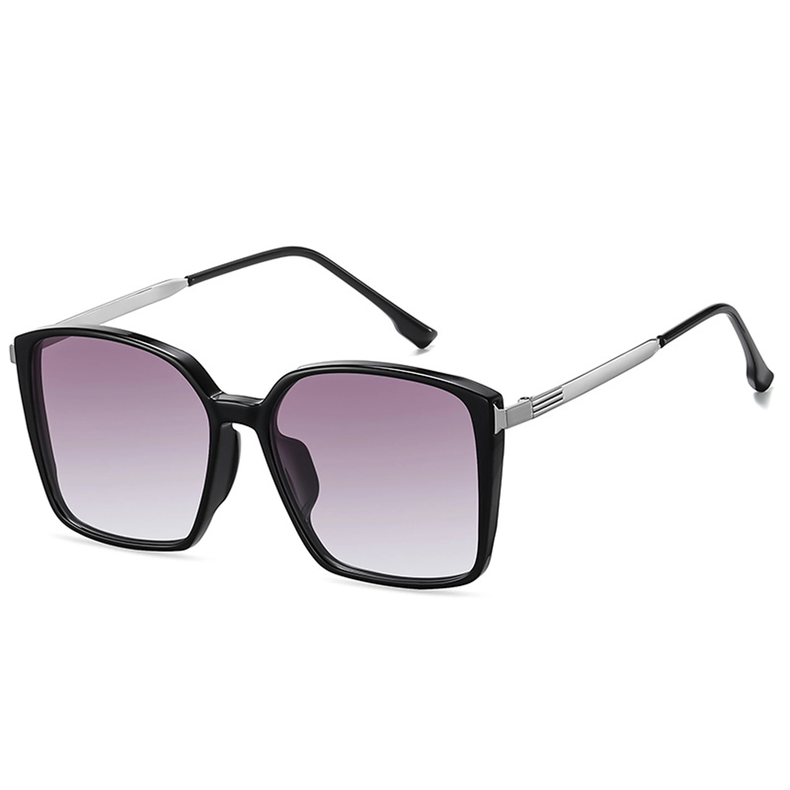 2022 Fashion Large Frame Women Rose Gold Driving Sunshade Sunglasses