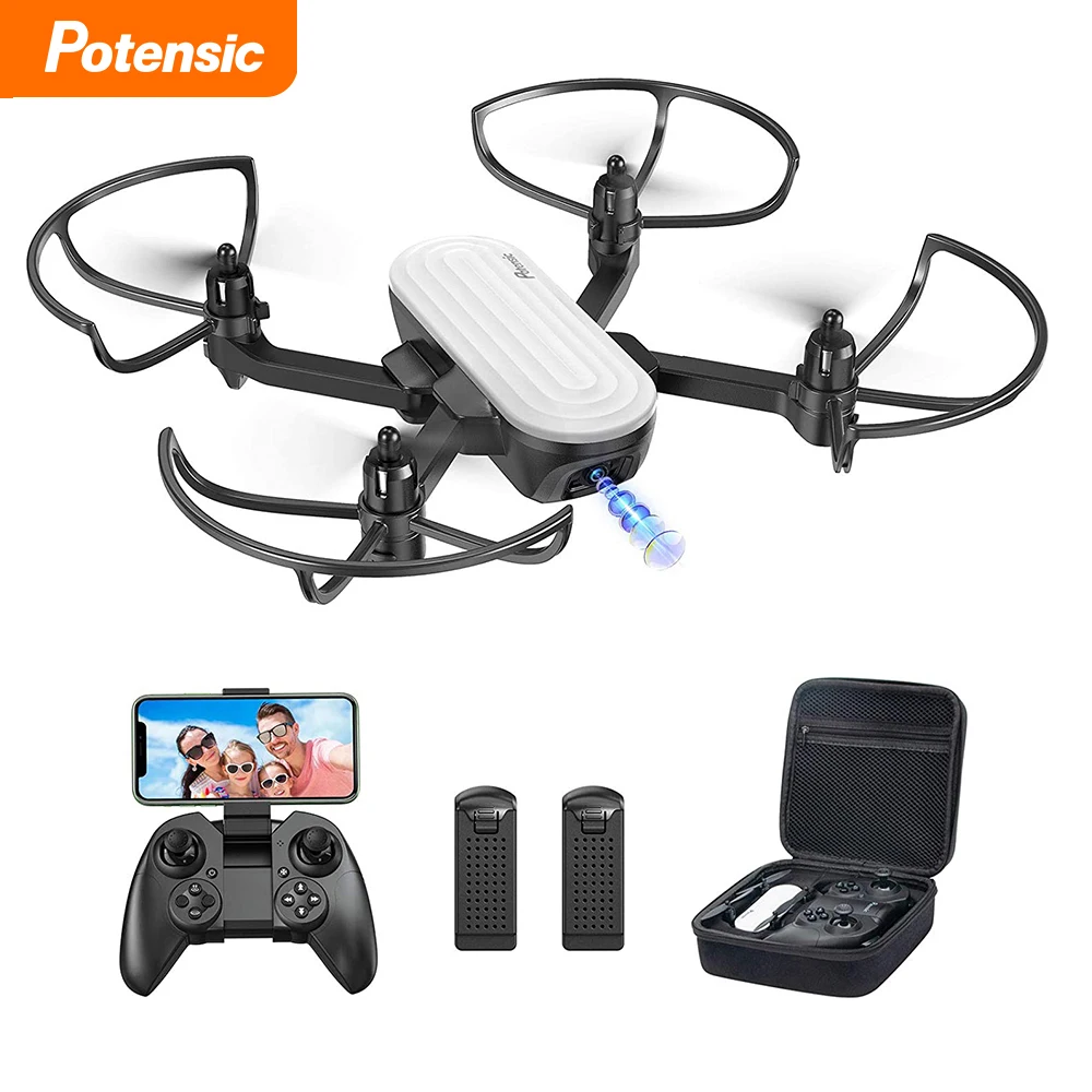 2K 1080P HD Mini Drone Quadcopter with Camera WiFi Fpv Air Pressure Altitude Hold Foldable Quadcopter RC Dron Kid Toy Boys GIfts