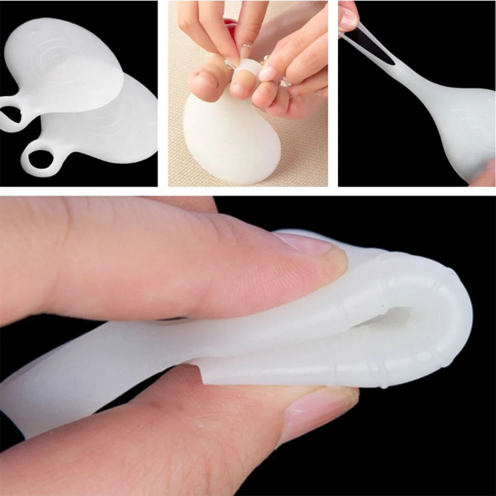 1 пара Противоскользящих силиконовых защитных подушек для носка бриллиантовые